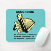 Akkordeon (humorvoll definiert) mousepad (Mit Mouse)