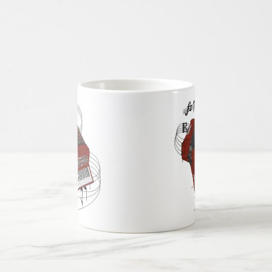 Akkordeon Kaffeetasse (Mittel)