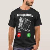 Akkordeon-Mobile-T-Shirt T-Shirt (Vorderseite)