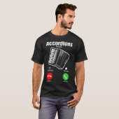 Akkordeon-Mobile-T-Shirt T-Shirt (Vorne ganz)