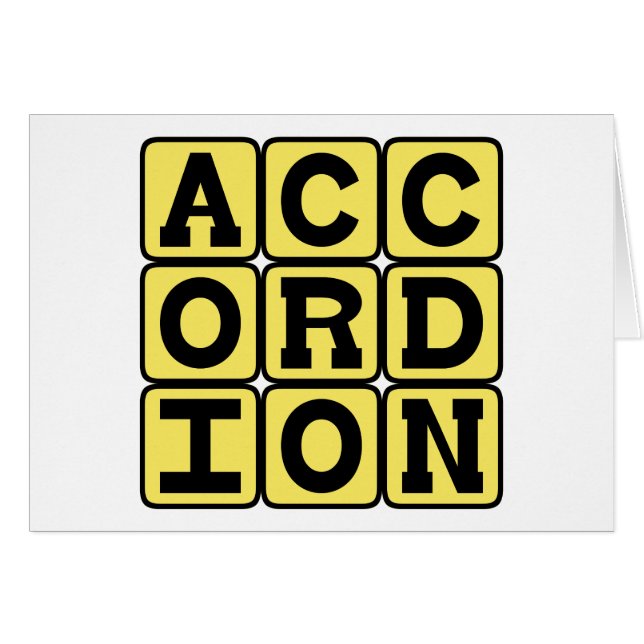 Akkordeon, Musikinstrument (Vorderseite (Horizontal))