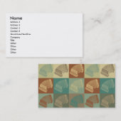 Akkordeon-Pop-Kunst Visitenkarte (Vorne/Hinten)