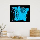 Akkordeon Poster (Küche)