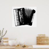 Akkordeon Poster (Küche)