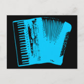 Akkordeon Postkarte (Vorderseite)