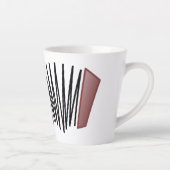 Akkordeon, rot milchtasse (Rechts)