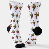 Akkordeon Socken (Gewinkelt)