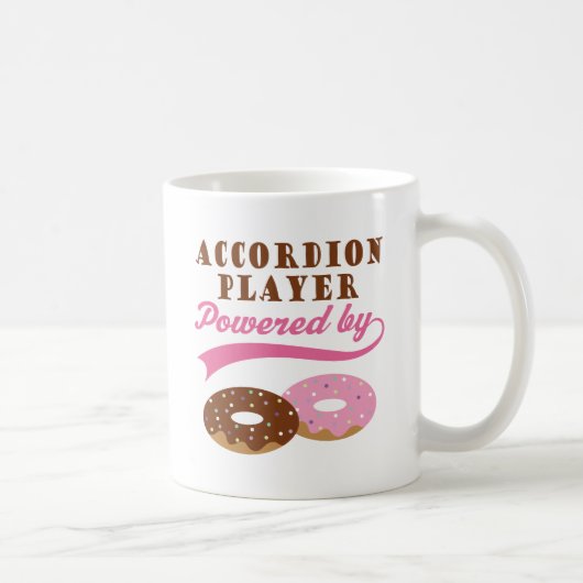 Akkordeon-Spieler-lustiges Geschenk Kaffeetasse (Rechts)