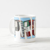 Akkordeon-Stolz Kaffeetasse (Vorderseite Links)