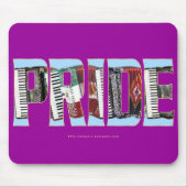 Akkordeon-Stolz Mousepad (Vorne)