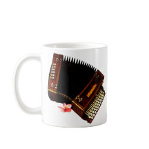 Akkordeon und Plumeria - Musikinstrument