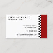 Akkordeon. Visitenkarte (Rückseite)