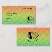 Akkordeon Visitenkarte (Vorne/Hinten)