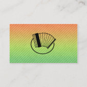 Akkordeon Visitenkarte (Rückseite)