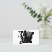 Akkordeon. Visitenkarte (Stehend Vorderseite)