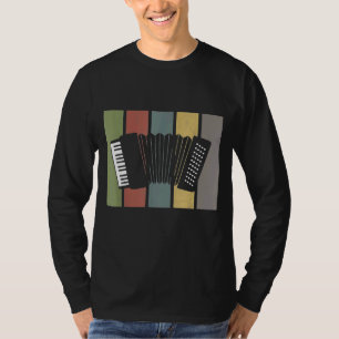Akkordeonistin für Musikinstrumente T-Shirt