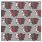 Akkordeons Musiker Grau Stoff (Muster)