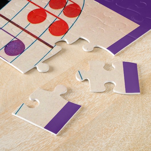 Akkordeonspieler Puzzle (Seite)