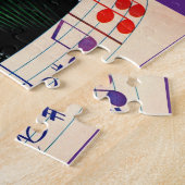 Akkordeonspieler Puzzle (Seite)