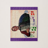 Akkordeonspieler Puzzle (Vertikal)