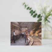 Akkordian - Der Typ und die Squeeze Box Postkarte (Stehend Vorderseite)