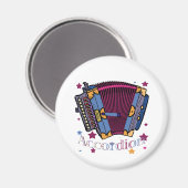 Akkordion Magnet (Vorderseite/Rückseite)