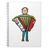 Akkordion Notizblock (Vorderseite)