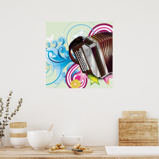 Akkordion Poster (Küche)