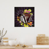 Akkordion Poster (Küche)