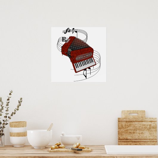 Akkordion Poster (Küche)