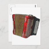 Akkordion Postkarte (Vorne/Hinten)
