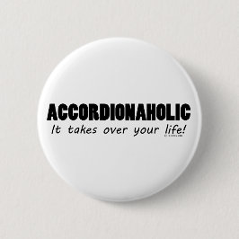 Akkordionaholisches Leben Button