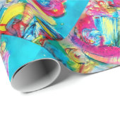 AKKORDIONSPIELER IN DER NACHT GESCHENKPAPIER (Rolleneckpunkt)