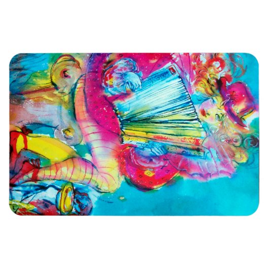 AKKORDIONSPIELER IN DER NACHT MAGNET (Horizontal)