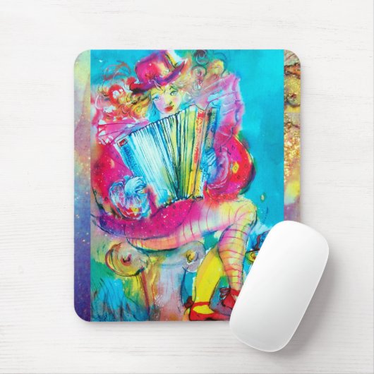 AKKORDIONSPIELER IN DER NACHT MOUSEPAD (Mit Mouse)
