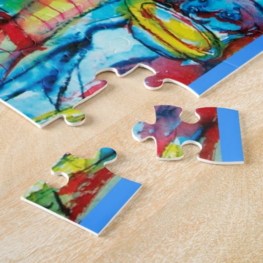 AKKORDIONSPIELER IN DER NACHT PUZZLE (Seite)