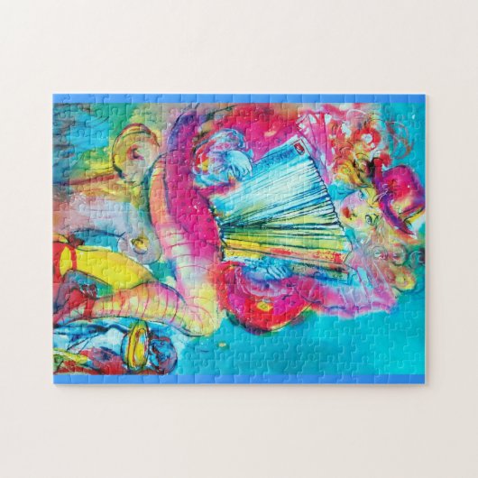 AKKORDIONSPIELER IN DER NACHT PUZZLE (Horizontal)