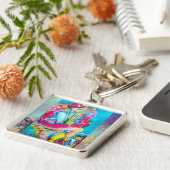 AKKORDIONSPIELER IN DER NACHT SCHLÜSSELANHÄNGER (Seite)