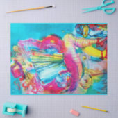 AKKORDIONSPIELER IN DER NACHT SEIDENPAPIER (Basteln)