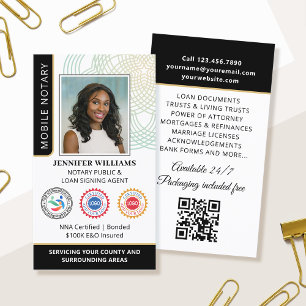 Akkreditierung Notar Öffentlich Foto QR-Code Schwa Visitenkarte