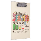 Akku des Lehrers Klemmbrett (Rechts)