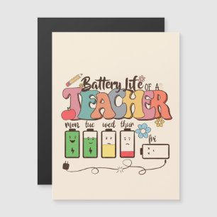 Akku des Lehrers Magnetkarte