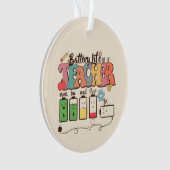 Akku des Lehrers Ornament (Vorderseite)