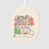 Akku des Lehrers Ornament (Vorderseite)