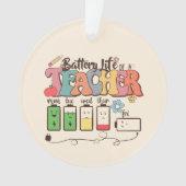 Akku des Lehrers Ornament (Vorderseite)