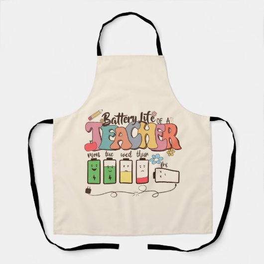 Akku des Lehrers Schürze (Vorderseite)