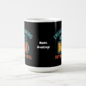 Akku im Rettend Modus bei Chill Retro Funny Kaffeetasse (Mittel)