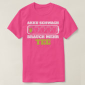 Akku Low Custom mehr Tee Geschenk Tasse Tee-Cup (Design vorne)