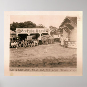 Akku-Rohre und Heizungen, Kilgore, TX 1931 / 32 Poster