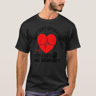 Akkubetriebener Herzschrittmacher - Herzinfarkt T-Shirt